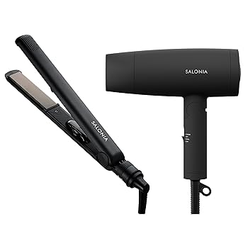 SALONIA ストレートヘアアイロン ブラック 24mm SALONIA（サロニア） ストレートヘアアイロン ブラック 24mm SL